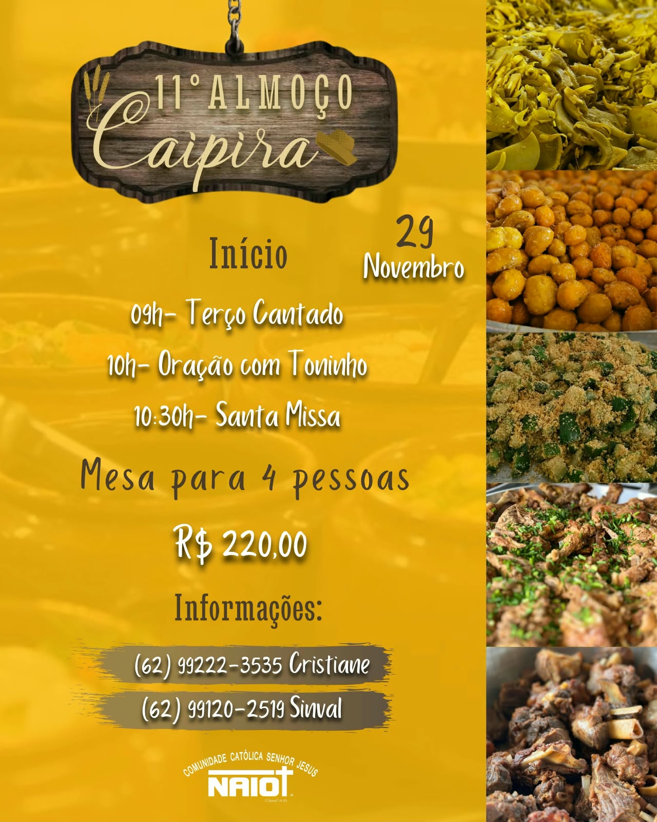 11⁰ Almoço Caipira Naiot